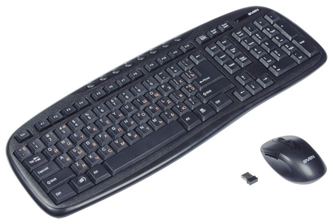 Клавиатура и мышь SVEN Comfort 3400 Wireless Black USB (фото modal 4)