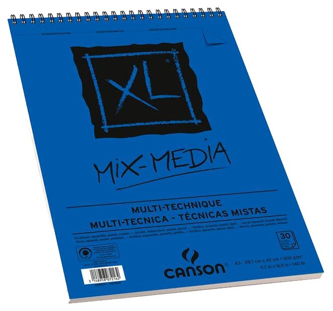 Альбом для смешанных техник Canson XL Mix Media 42 х 29.7 см (A3), 300 г/м², 30 л. (фото modal 1)
