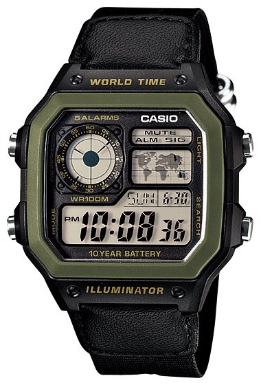Наручные часы CASIO AE-1200WHB-1B (фото modal 1)