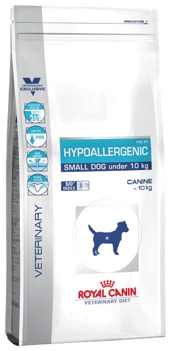 Корм для собак Royal Canin Hypoallergenic HSD 24 Small Dog (фото modal 1)