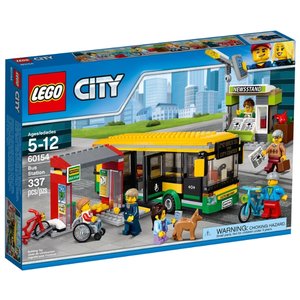 Конструктор LEGO City 60154 Автобусная остановка (фото modal nav 1)