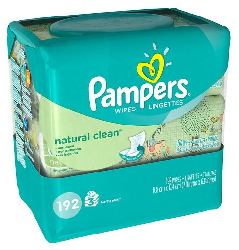 Влажные салфетки Pampers Natural Clean (фото modal 14)