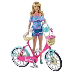 Barbie велосипед для Барби (DVX55) (фото modal nav 2)