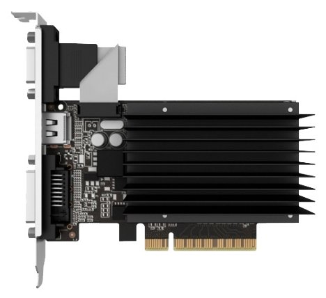 Видеокарта Palit GeForce GT 730 902MHz PCI-E 2.0 1024MB 1804MHz 64 bit DVI HDMI HDCP Silent (фото modal 1)