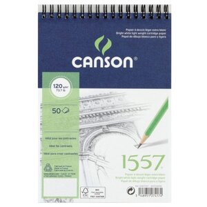 Альбом Canson 1557 21 х 14.8 см (A5), 120 г/м², 50 л. (фото modal nav 1)