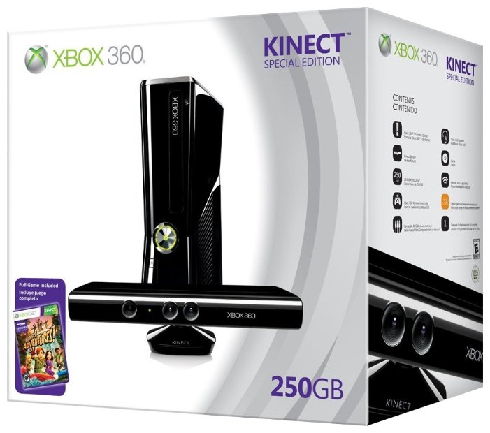 Игровая приставка Microsoft Xbox 360 250 ГБ + Kinect (фото modal 3)