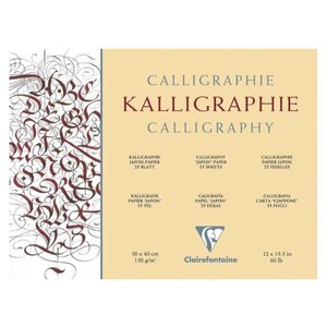 Альбом для каллиграфии Clairefontaine Calligraphy 40 х 30 см, 130 г/м², 25 л. (фото modal nav 1)