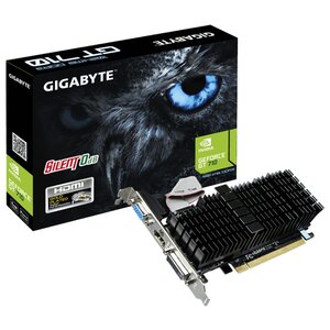 Видеокарта GIGABYTE GeForce GT 710 954Mhz PCI-E 2.0 1024Mb 1600Mhz 64 bit DVI HDMI HDCP Silent (фото modal nav 4)