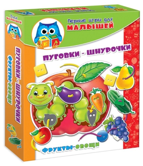 Шнуровка Vladi Toys Фрукты-овощи (VT1307-09) (фото modal 4)