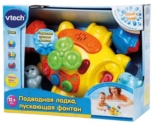 Игрушка для ванной VTech Подводная лодка (80-113626) (фото modal 2)