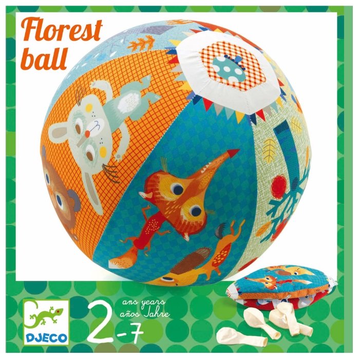 Мяч надувной Djeco Forest 02053 (фото modal 2)