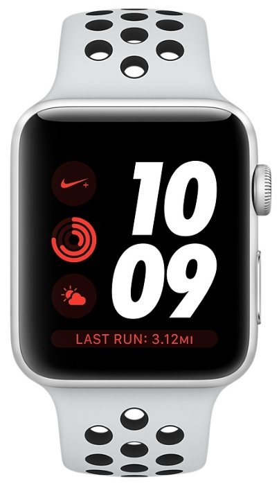 Часы Apple Watch Series 3 Cellular 42mm Aluminum Case with Nike Sport Band (фото modal 2)