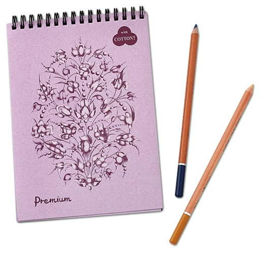 Скетчбук для пастелей пружина сверху Лилия Холдинг Premium Lavanda. Темно-розовый 21 х 14.8 см (A5), 160 г/м², 30 л. (фото modal 2)