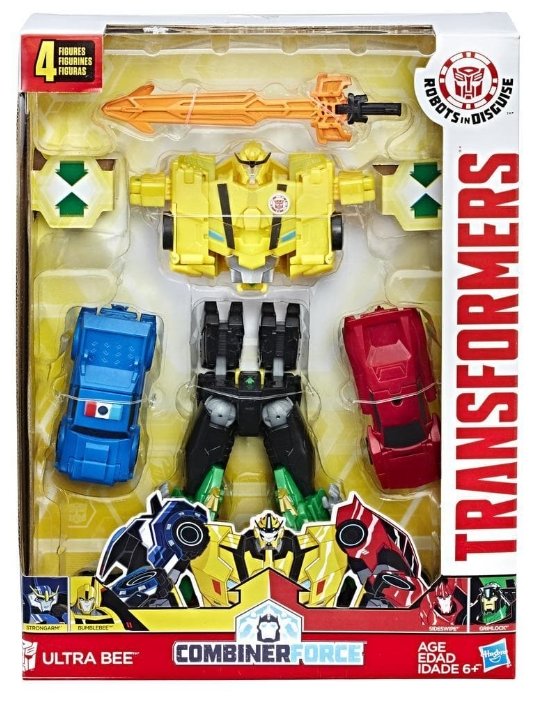 Трансформер Hasbro Transformers Ультра Би. Тим-Комбайнер (Роботы под прикрытием) C0626 (фото modal 4)