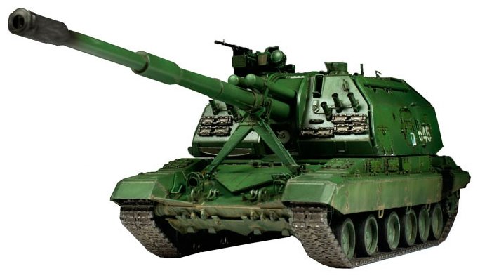 Сборная модель ZVEZDA Российская 152-мм гаубица МСТА-С (3630) 1:35 (фото modal 1)
