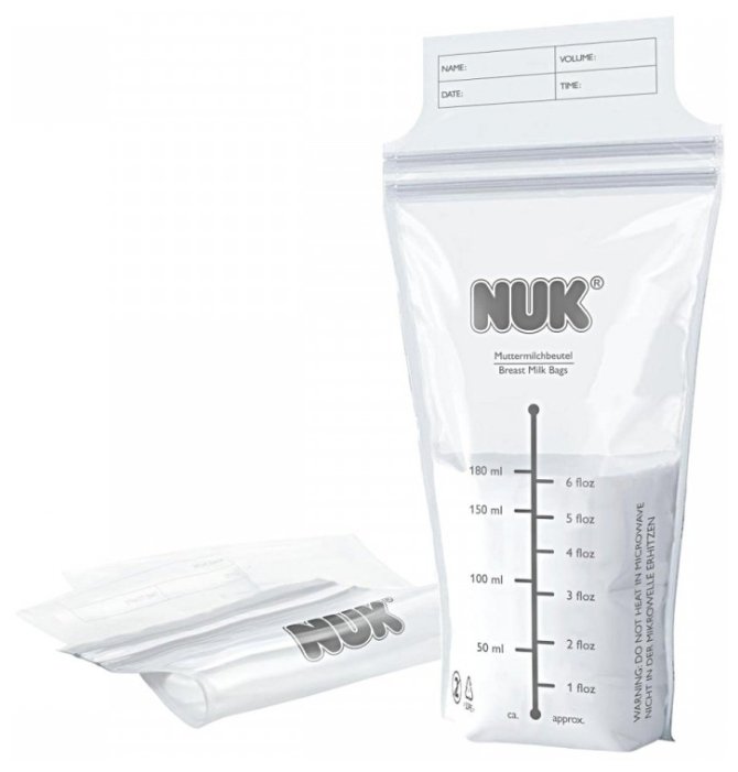 NUK Пакеты для хранения грудного молока 180 мл (фото modal 4)