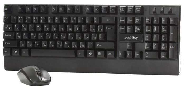 Клавиатура и мышь SmartBuy SBC-113347AG Black USB (фото modal 1)