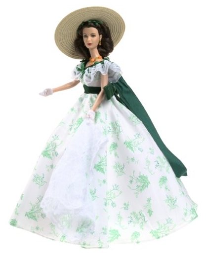 Кукла Barbie Унесенные ветром Барбекю в поместье «Двенадцать Дубов» Скарлетт О’Хара в исполнении Вивьен Ли, 29910 (фото modal 2)