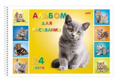 Альбом для рисования Hatber Милые котята 29.7 х 21 см (A4), 120 г/м², 24 л. (фото modal 5)
