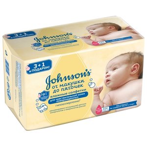 Влажные салфетки Johnson's Baby От макушки до пяточек (фото modal nav 5)