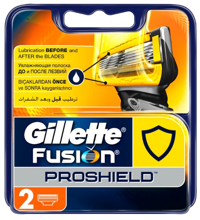 Сменные лезвия Gillette Fusion ProShield (фото modal 1)