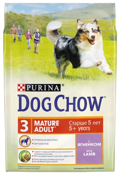 Корм для собак DOG CHOW Mature Adult с ягненком для собак старшего возраста (фото modal 2)