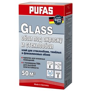 Клей для обоев PUFAS EURO 3000 Glass (фото modal nav 1)