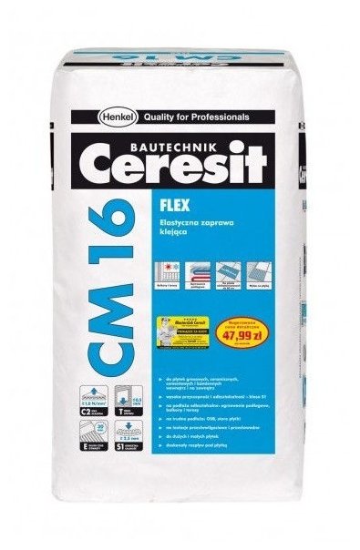 Клей Ceresit CM 16 Flex 25 кг (фото modal 2)