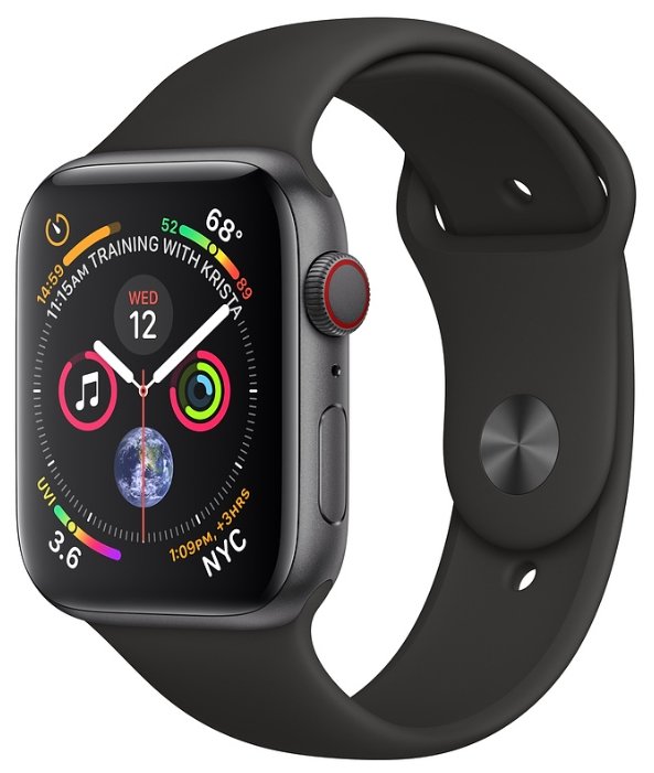 Часы Apple Watch Series 4 GPS + Cellular 40mm Aluminum Case with Sport Band (фото modal 5)