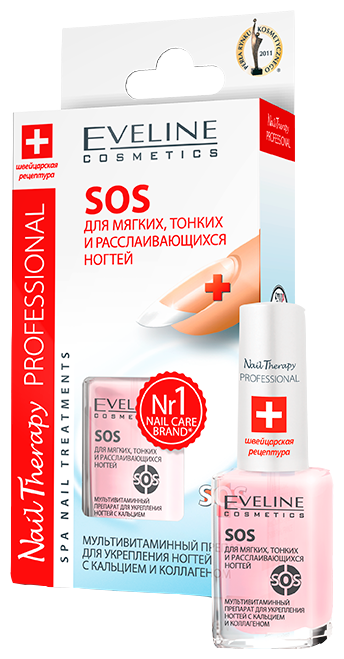 Жидкость Eveline Cosmetics Nail Therapy Professional SOS (фото modal 1)