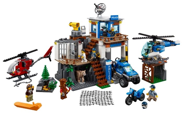 Конструктор LEGO City 60174 Полицейский участок в горах (фото modal 3)