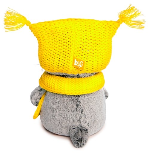 Мягкая игрушка Basik&Co Кот Басик baby в шапке 