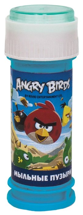 Мыльные пузыри 1 TOY Angry Birds classic, 50 мл Т58151 (фото modal 1)