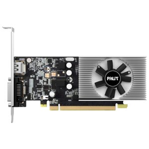 Видеокарта Palit GeForce GT 1030 1227MHz PCI-E 3.0 2048MB 6000MHz 64 bit DVI HDMI HDCP Low Profile (фото modal nav 2)