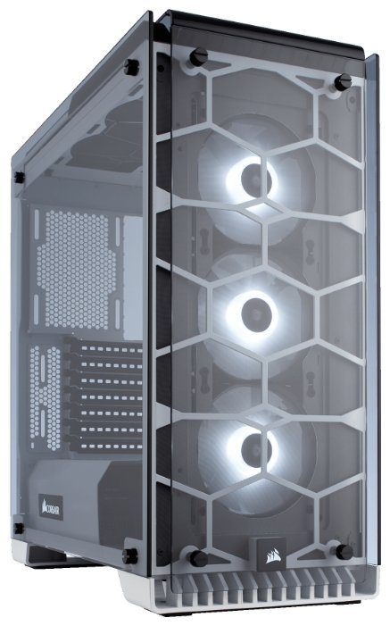Компьютерный корпус Corsair Crystal Series 570X RGB White (фото modal 1)