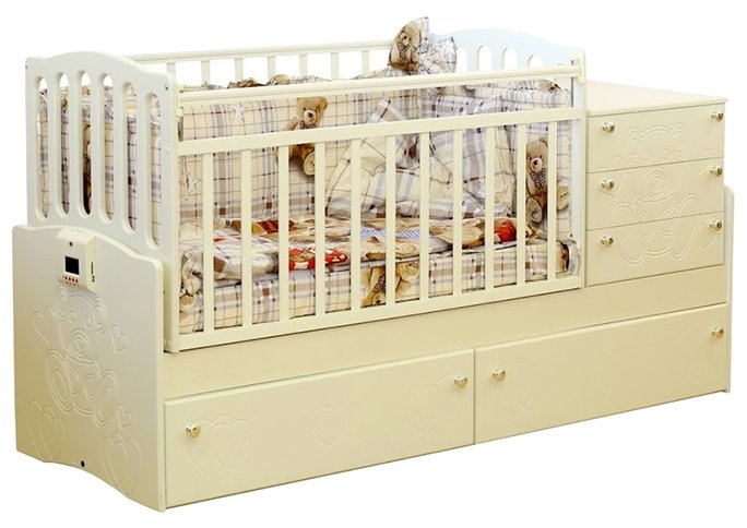 Кроватка Daka Baby Укачай-ка 5 (трансформер) (фото modal 5)