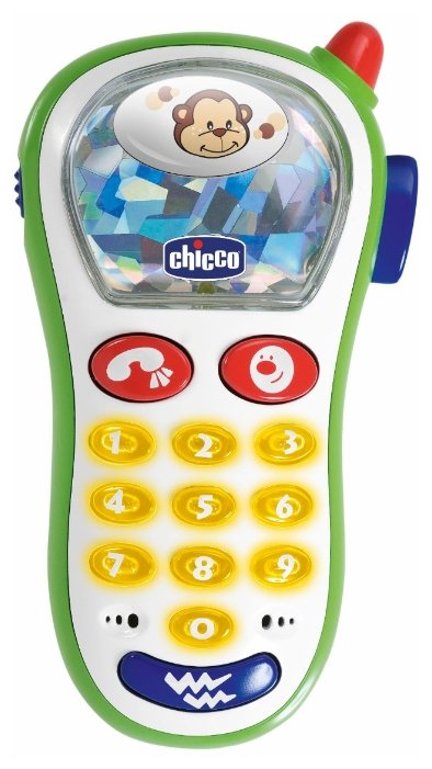 Интерактивная развивающая игрушка Chicco Музыкальный телефон с фотокамерой (фото modal 1)