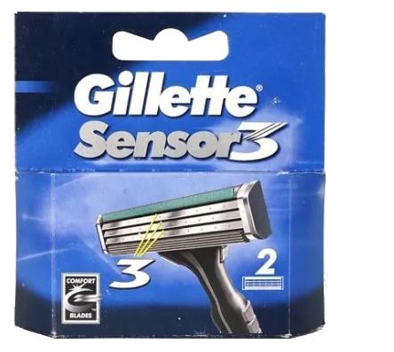 Сменные лезвия Gillette Sensor 3 (фото modal 3)