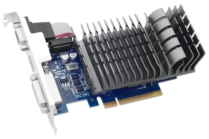 Видеокарта ASUS GeForce GT 710 954MHz PCI-E 2.0 2048MB 1800MHz 64 bit DVI HDMI HDCP (фото modal 2)