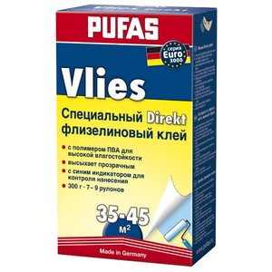 Клей для обоев PUFAS EURO 3000 Флизелиновый с индикатором (фото modal nav 1)