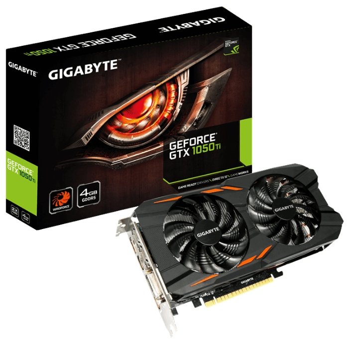Видеокарта GIGABYTE GeForce GTX 1050 Ti 1316Mhz PCI-E 3.0 4096Mb 7000Mhz 128 bit DVI 3xHDMI HDCP Windforce (фото modal 6)