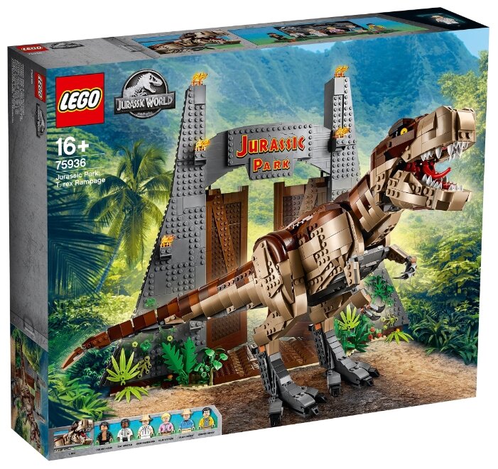 Конструктор LEGO Jurassic World 75936 Ярость Ти-Рекса (фото modal 1)
