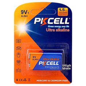 Батарейка PKCELL Ultra Digital Alkaline Крона/6LR61 (фото modal nav 1)