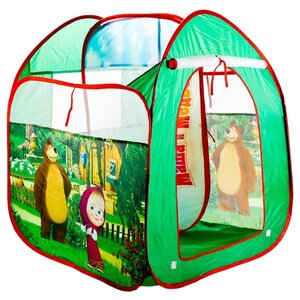 Палатка Играем вместе Маша и Медведь домик в сумке FA-MB-R (фото modal nav 6)