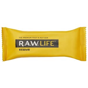 Фруктовый батончик R.A.W. Life Орехово-фруктовый батончик R.A.W. LIFE без сахара Кешью, 20 шт. (фото modal nav 3)