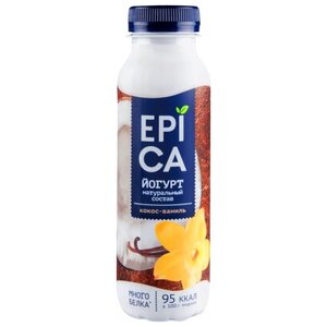 Питьевой йогурт EPICA кокос-ваниль 3.6%, 290 г (фото modal nav 1)