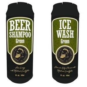 Набор The Chemical Barbers Beer shampoo Green & Ice wash Green (фото modal nav 1)