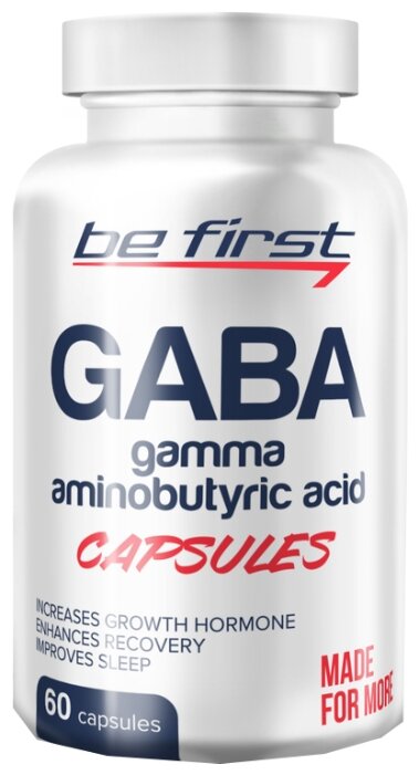 Аминокислота Be First GABA Capsules (60 шт.) (фото modal 1)