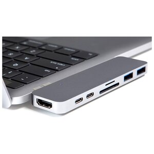USB-концентратор HyperDrive DUO GN28B, разъемов: 4 (фото modal nav 7)
