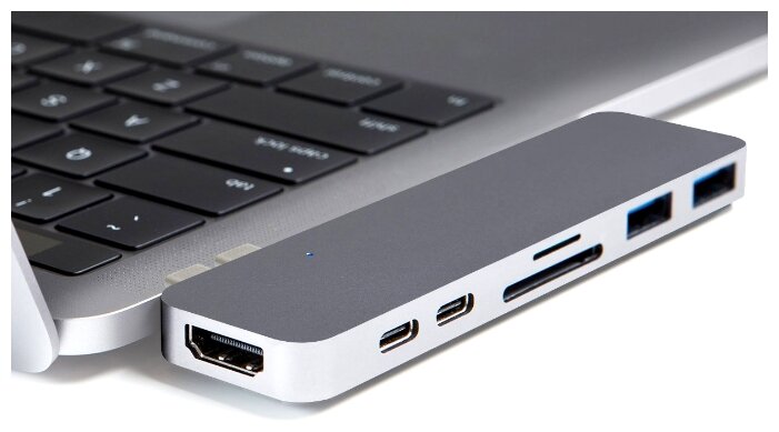 USB-концентратор HyperDrive DUO GN28B, разъемов: 4 (фото modal 7)